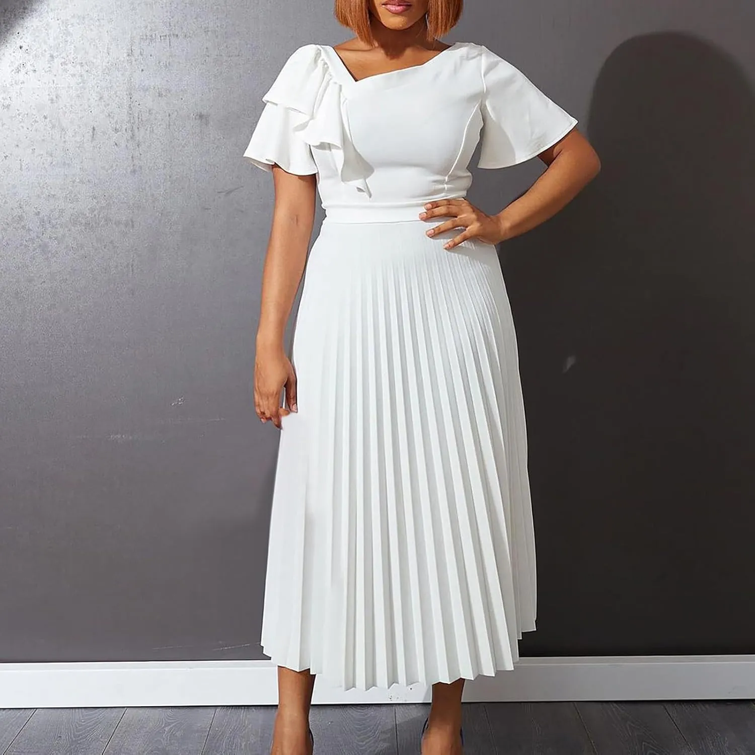 Plus Size Dresses For Curvy Women Formal Wedding Guest Dress Maxi Dress Flowy Casual Cocktail Evening Party Midi Dress