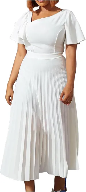 Plus Size Dresses For Curvy Women Formal Wedding Guest Dress Maxi Dress Flowy Casual Cocktail Evening Party Midi Dress