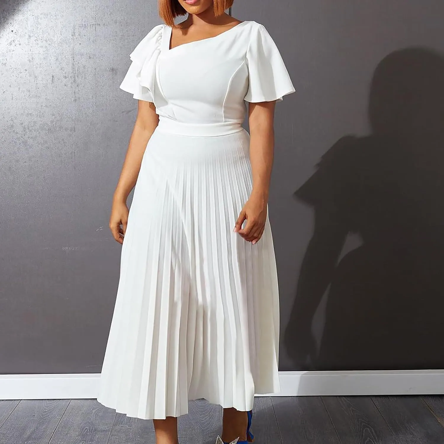 Plus Size Dresses For Curvy Women Formal Wedding Guest Dress Maxi Dress Flowy Casual Cocktail Evening Party Midi Dress