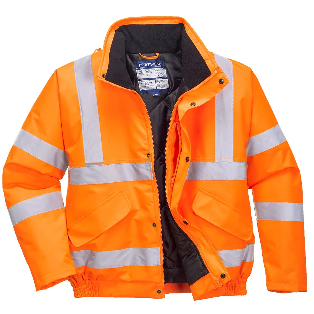 Portwest Hi-Vis Bomber Jacket URT32