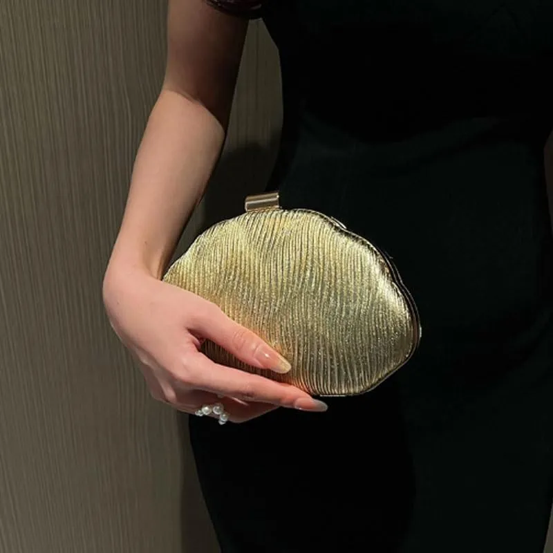 PU Leather Evening Bag European American Style Shells Clutch Purses