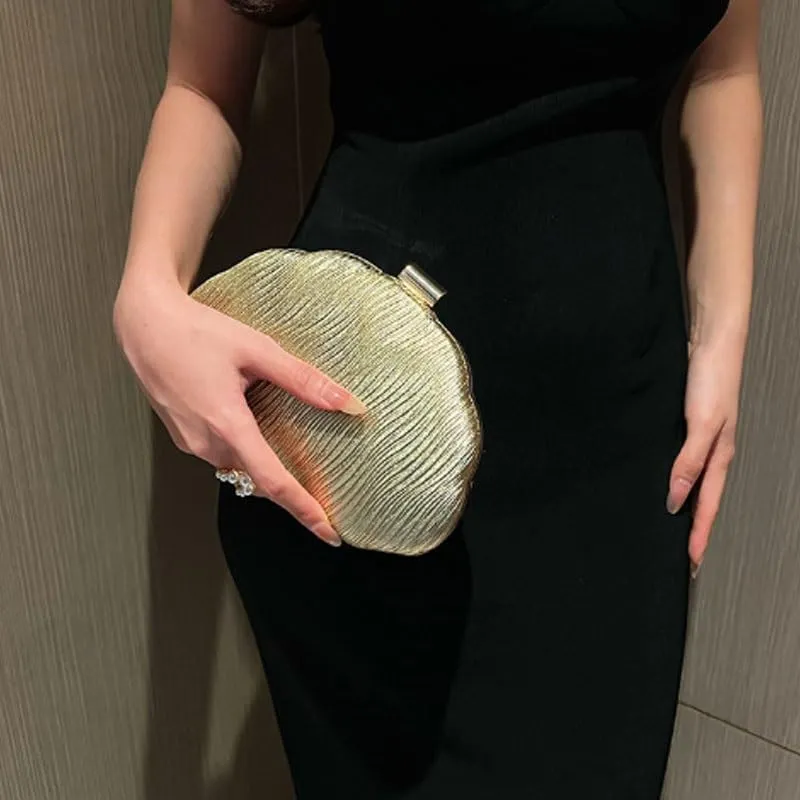 PU Leather Evening Bag European American Style Shells Clutch Purses