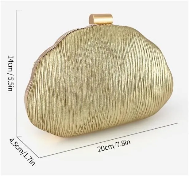 PU Leather Evening Bag European American Style Shells Clutch Purses