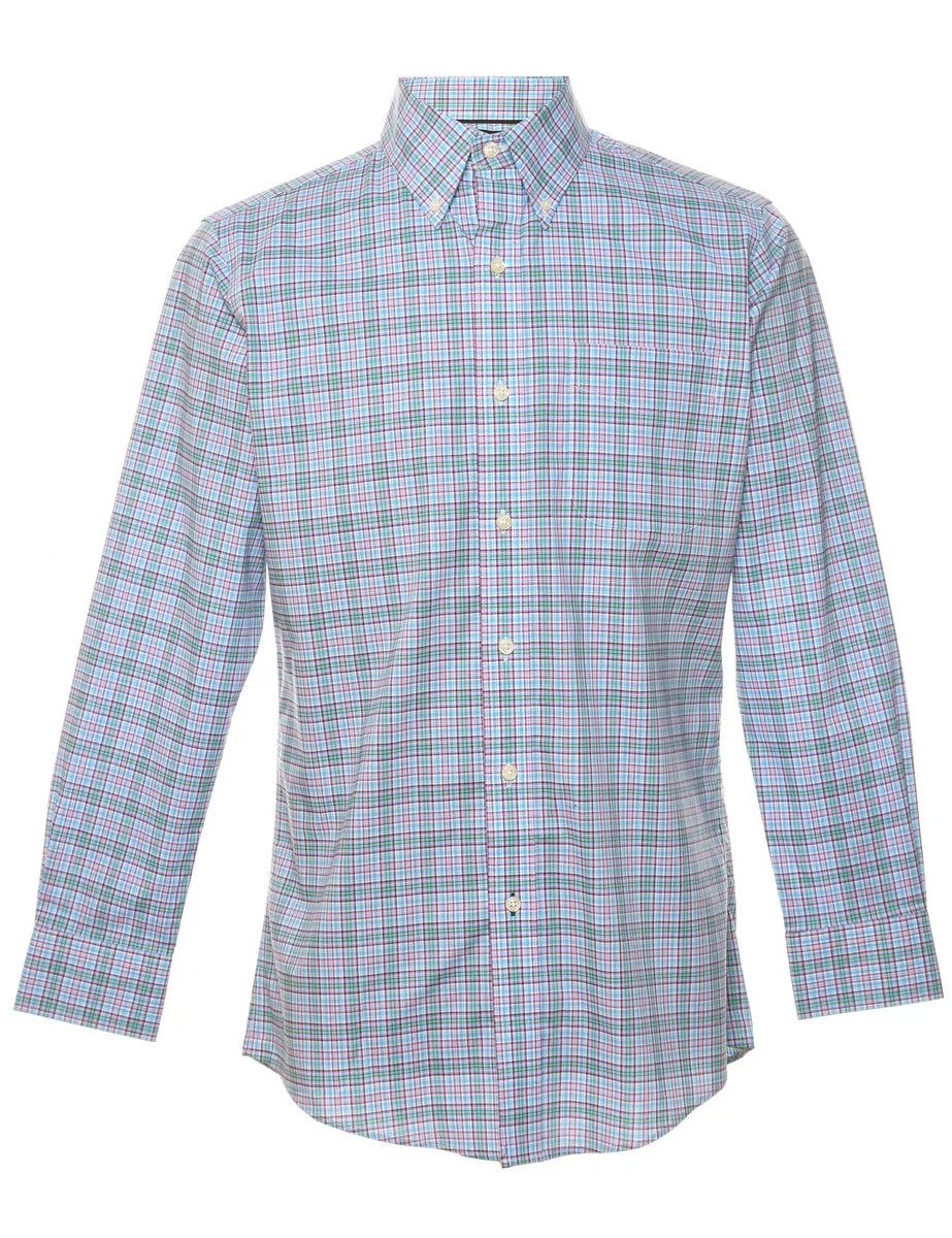 Ralph Lauren Blue Classic Checked Shirt - M