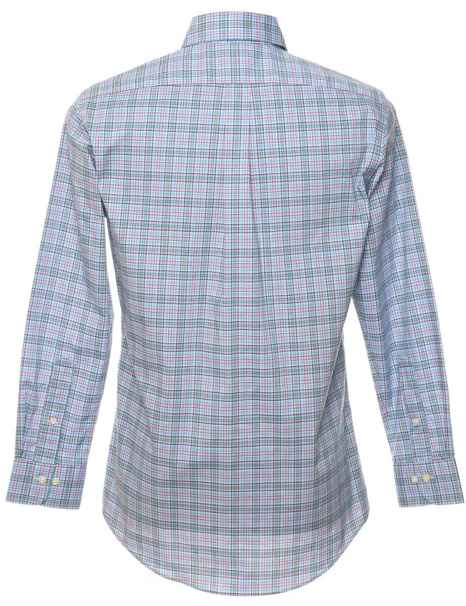 Ralph Lauren Blue Classic Checked Shirt - M