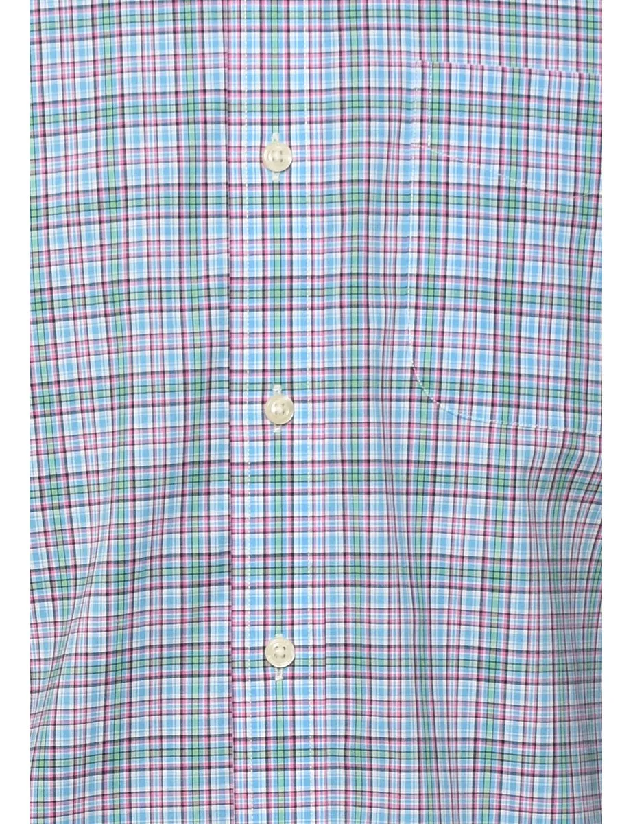 Ralph Lauren Blue Classic Checked Shirt - M