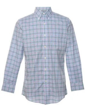 Ralph Lauren Blue Classic Checked Shirt - M
