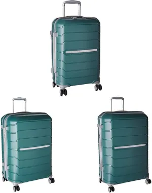 Samsonite Freeform Hardside Three-Piece Spinner Set (21"/24"/28"), Sage Green