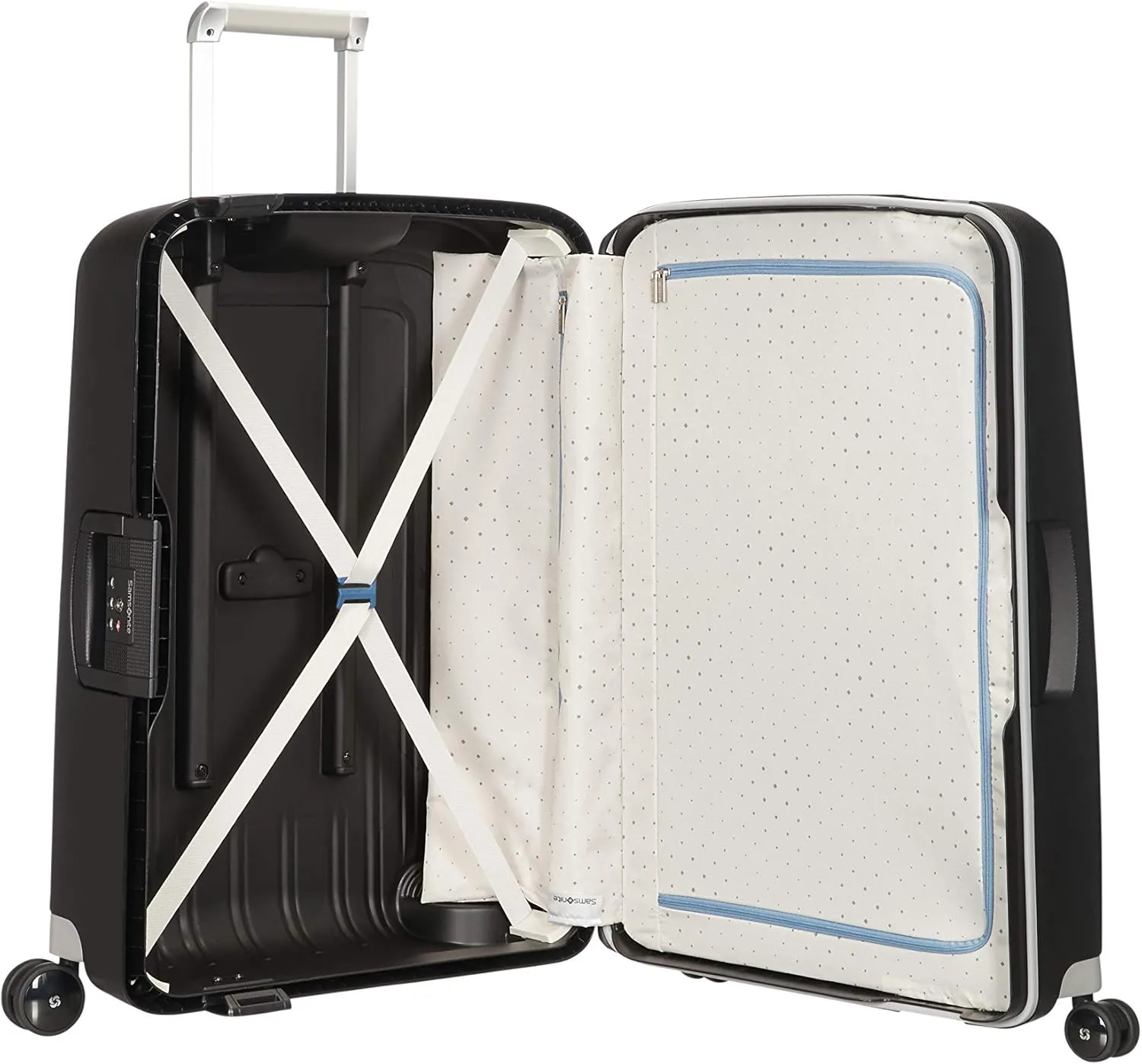 Samsonite Spinner, Black, M (69 cm-79 L)