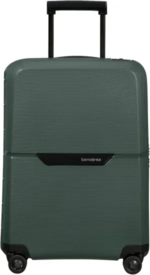 Samsonite Unisex Magnum Eco Hardside Carry-on Spinner Luggage- Carry-On Luggage, Forest Green, Carry-On 21.5-Inch, Magnum Eco Hardside Carry-on Spinner