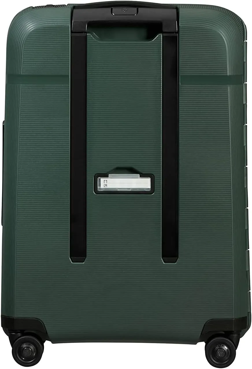 Samsonite Unisex Magnum Eco Hardside Carry-on Spinner Luggage- Carry-On Luggage, Forest Green, Carry-On 21.5-Inch, Magnum Eco Hardside Carry-on Spinner