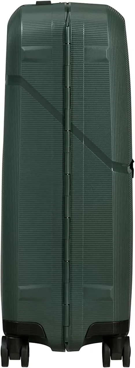 Samsonite Unisex Magnum Eco Hardside Carry-on Spinner Luggage- Carry-On Luggage, Forest Green, Carry-On 21.5-Inch, Magnum Eco Hardside Carry-on Spinner
