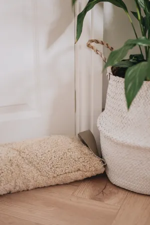 Sheepskin Draught Excluder - Waste Less