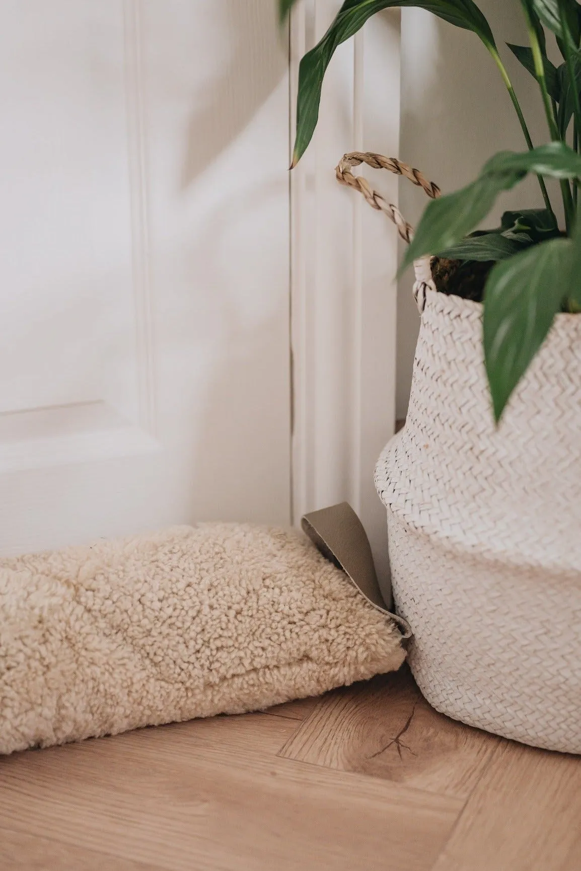 Sheepskin Draught Excluder - Waste Less