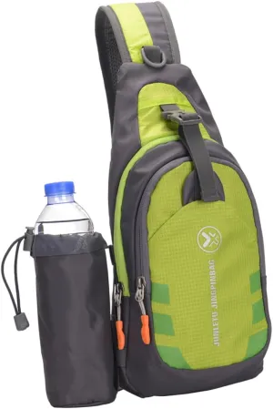 Shoulder Chest Bag Multi-purpose Sling Bag Water Bottle Holder for Travel Outdoor Activities
