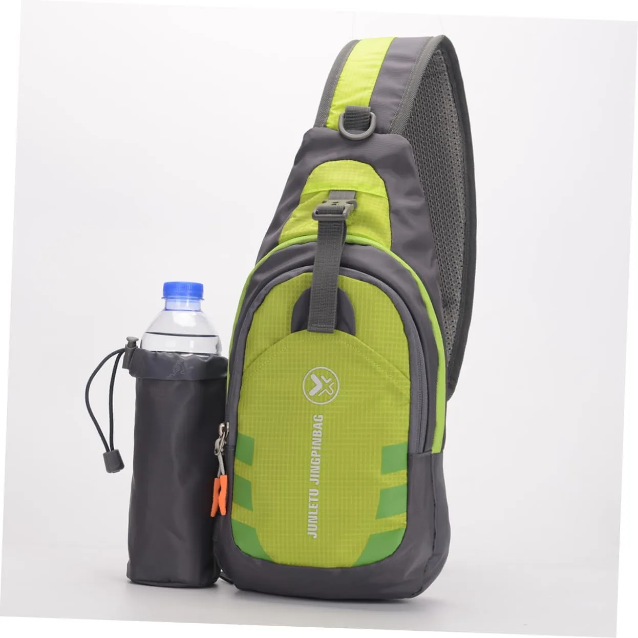 Shoulder Chest Bag Multi-purpose Sling Bag Water Bottle Holder for Travel Outdoor Activities
