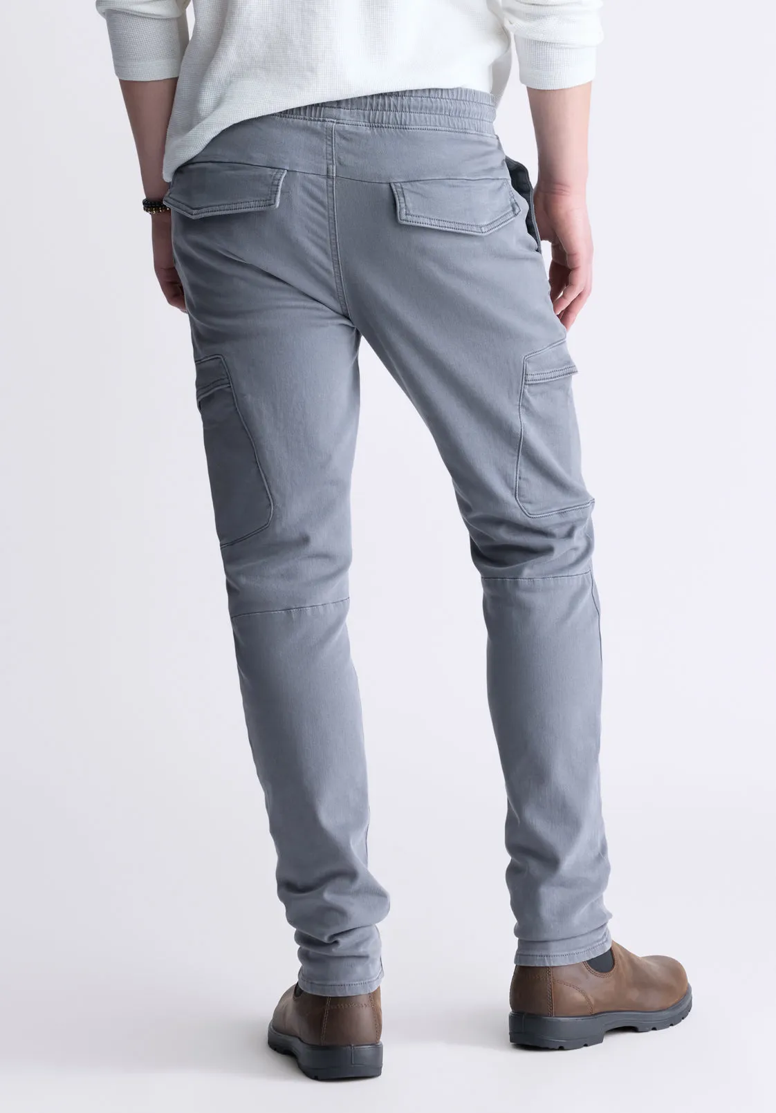 Slim Tapered Jim Men's Freedom Flex Drawstring Pants, Graphite - BM26010