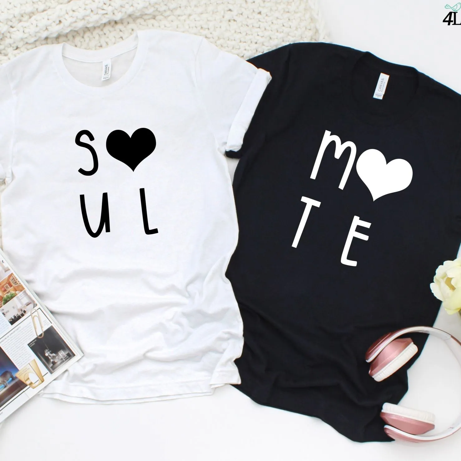 Soul Mate Matching Outfits for Lovers, Perfect Couples Gift, Valentine's Day Set
