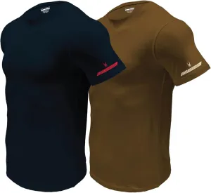 Spyder Mens Performance Moisture Wicking Crew Neck Undershirts/Ultra Soft Stretch Sports T-Shirt