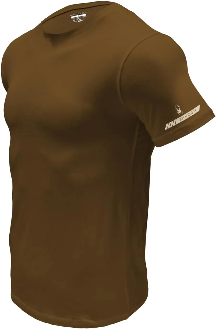 Spyder Mens Performance Moisture Wicking Crew Neck Undershirts/Ultra Soft Stretch Sports T-Shirt