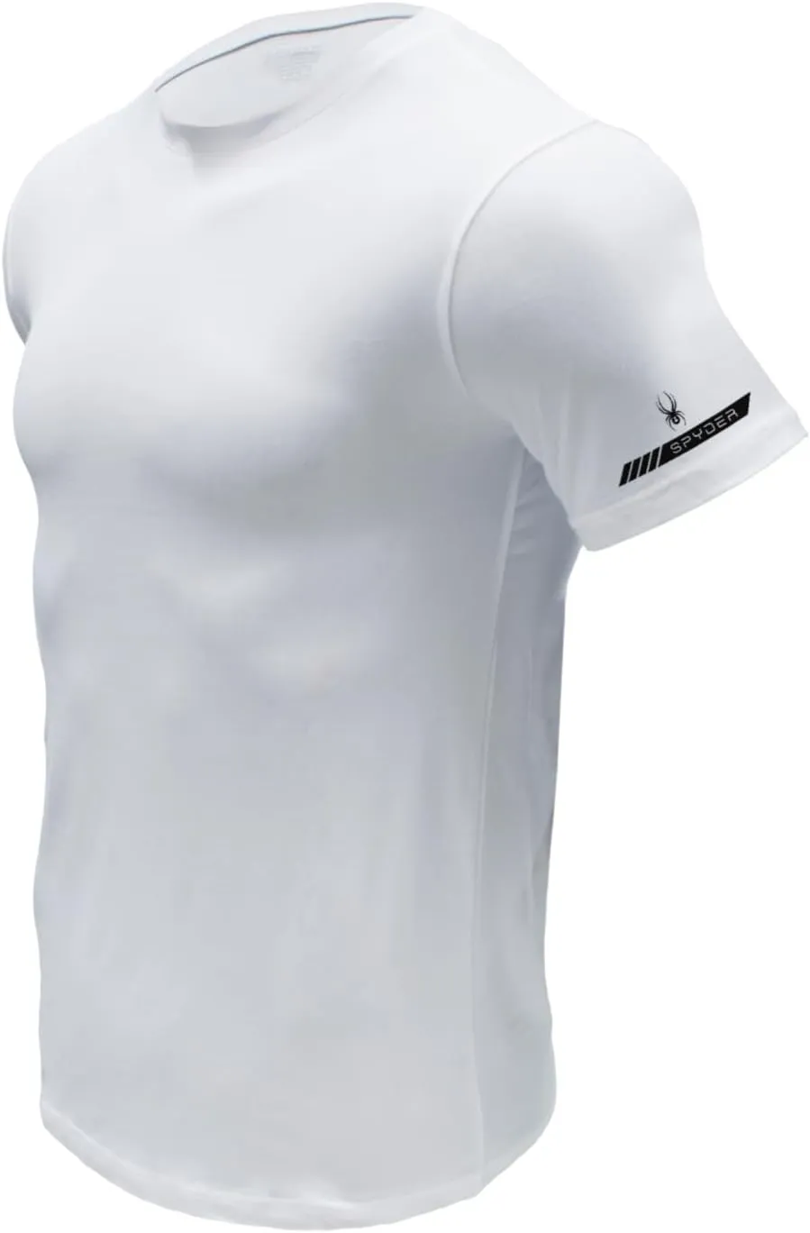 Spyder Mens Performance Moisture Wicking Crew Neck Undershirts/Ultra Soft Stretch Sports T-Shirt