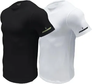 Spyder Mens Performance Moisture Wicking Crew Neck Undershirts/Ultra Soft Stretch Sports T-Shirt