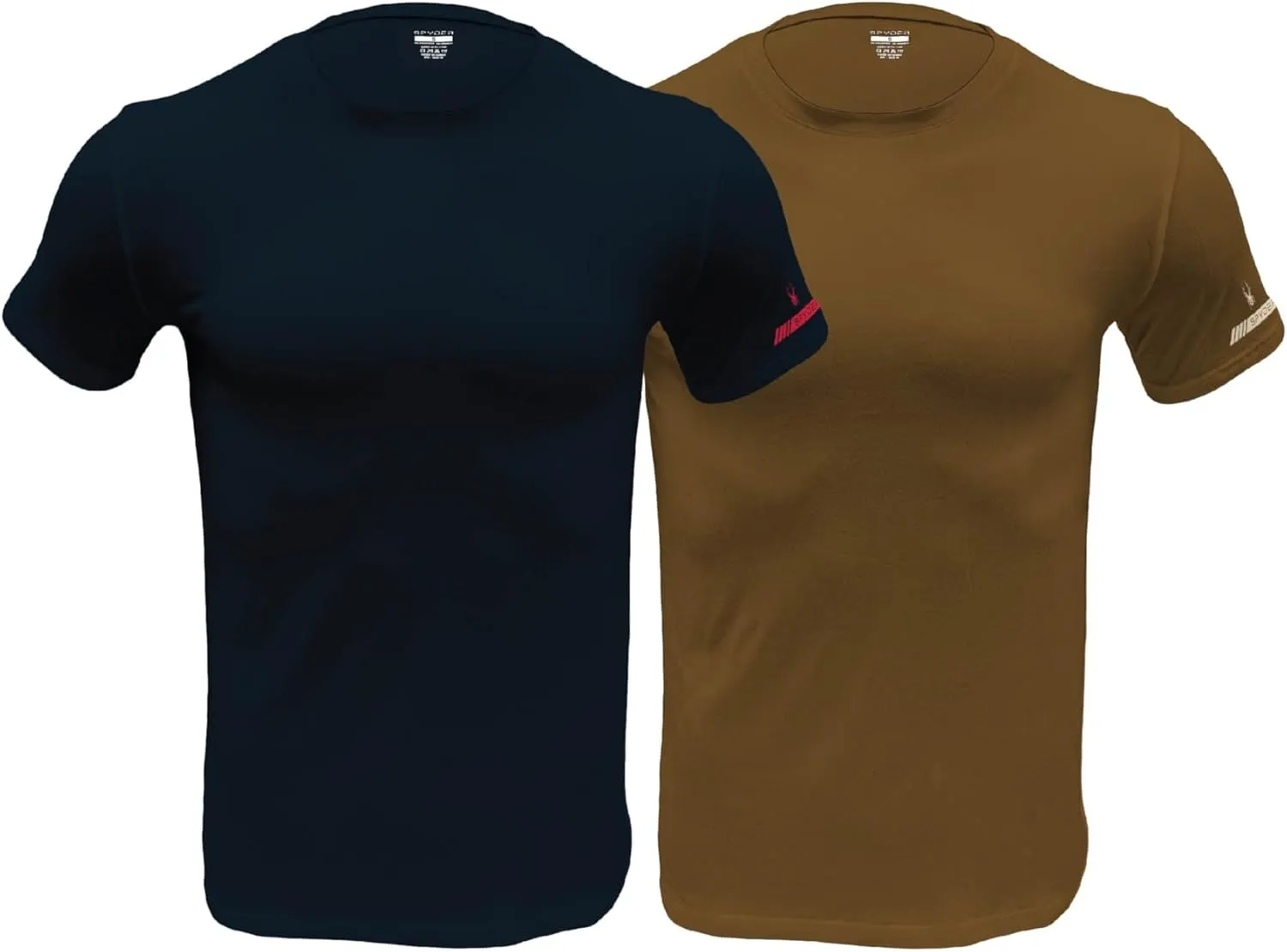 Spyder Mens Performance Moisture Wicking Crew Neck Undershirts/Ultra Soft Stretch Sports T-Shirt