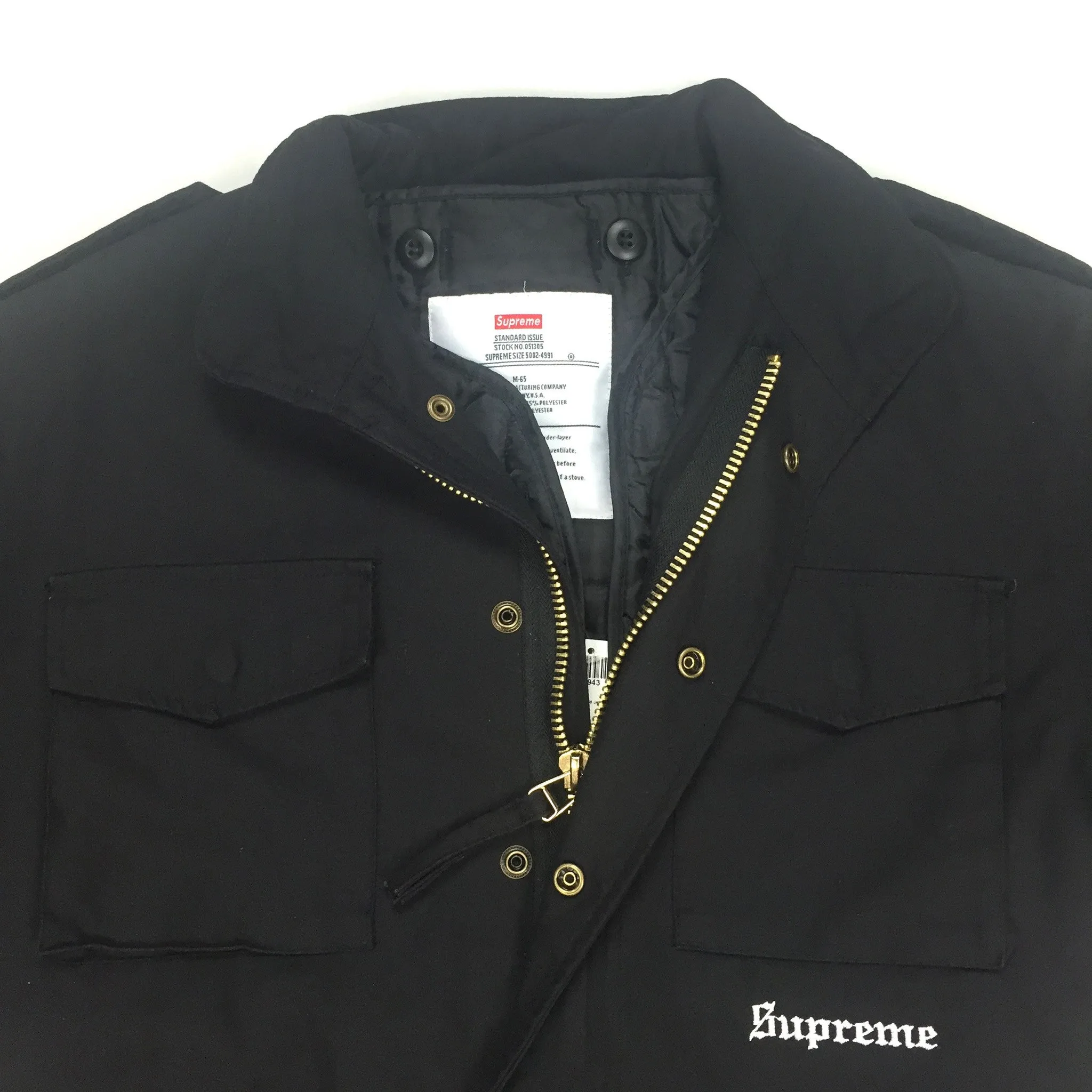 Supreme x Slayer - Black M-65 Eagle Jacket