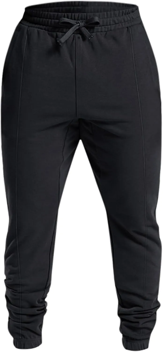 Sweatpants for Men Baggy Big and Tall Knitted Tapered Joggers Plus Size Lightweight Workout Jogging Athletic Trousers