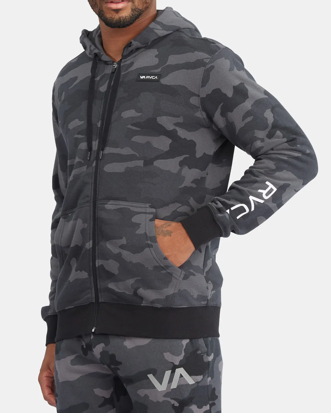 Swift Zip-Up Hoodie - Camo