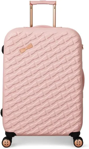 Ted Baker Luggage, Pink, Checked-Medium 27-Inch