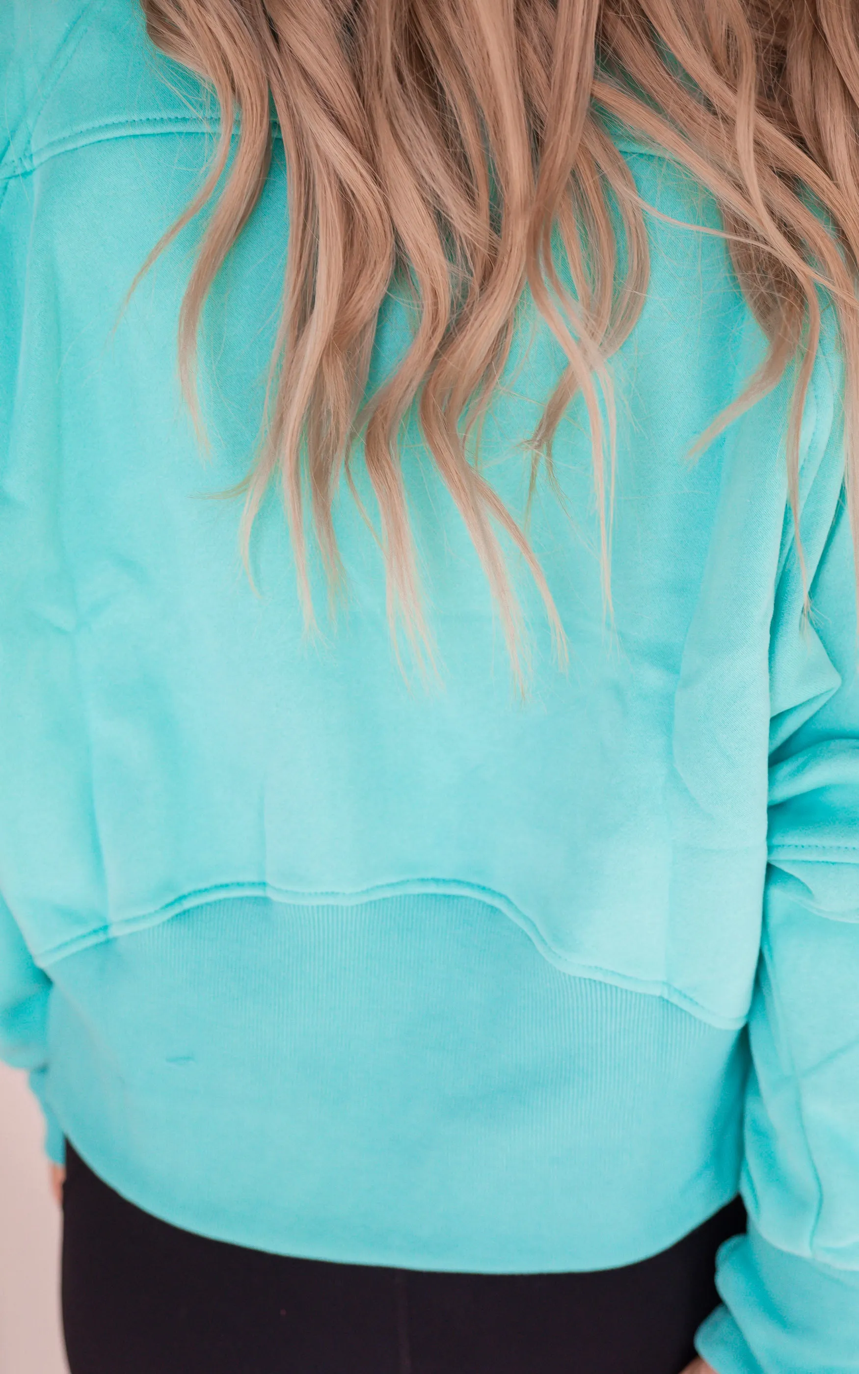The AVA Full Zip Mock Neck Sweatshirt by Salty Wave