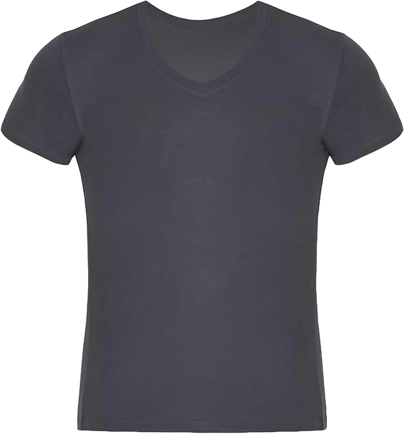 V Neck T Shirts for Men Rayon Made from Bamboo Tees Moisture Wicking Undershirts 3 Pack