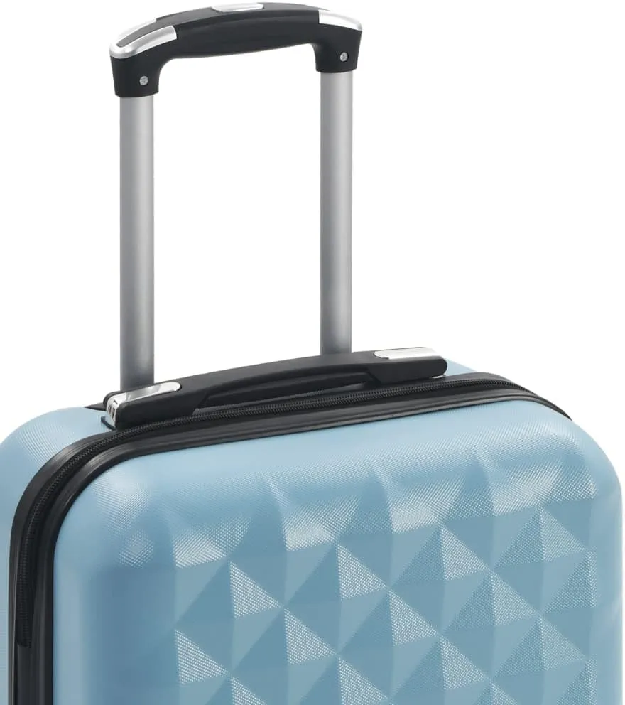 vidaXL Blue Hardcase Trolley - Lightweight, Durable ABS Travel Suitcase with Security Locks & 360-degree Castors