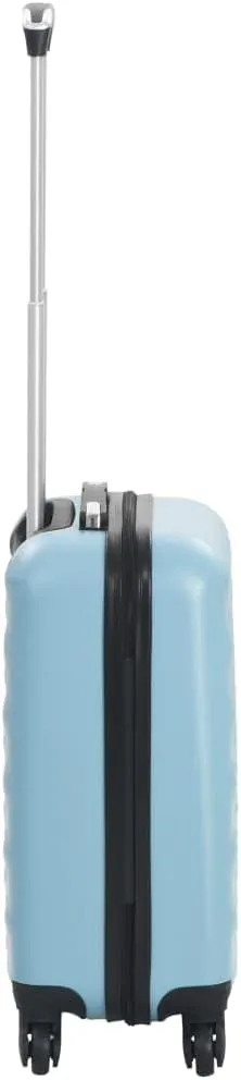 vidaXL Blue Hardcase Trolley - Lightweight, Durable ABS Travel Suitcase with Security Locks & 360-degree Castors