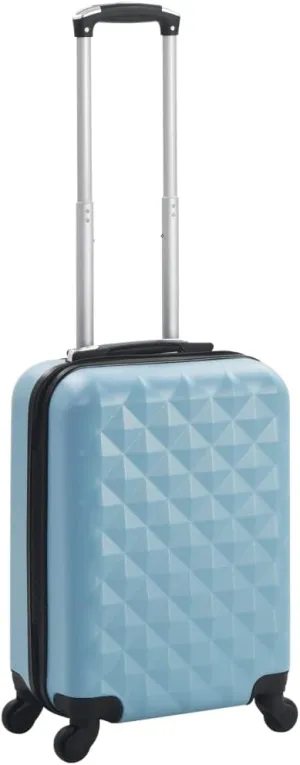 vidaXL Blue Hardcase Trolley - Lightweight, Durable ABS Travel Suitcase with Security Locks & 360-degree Castors