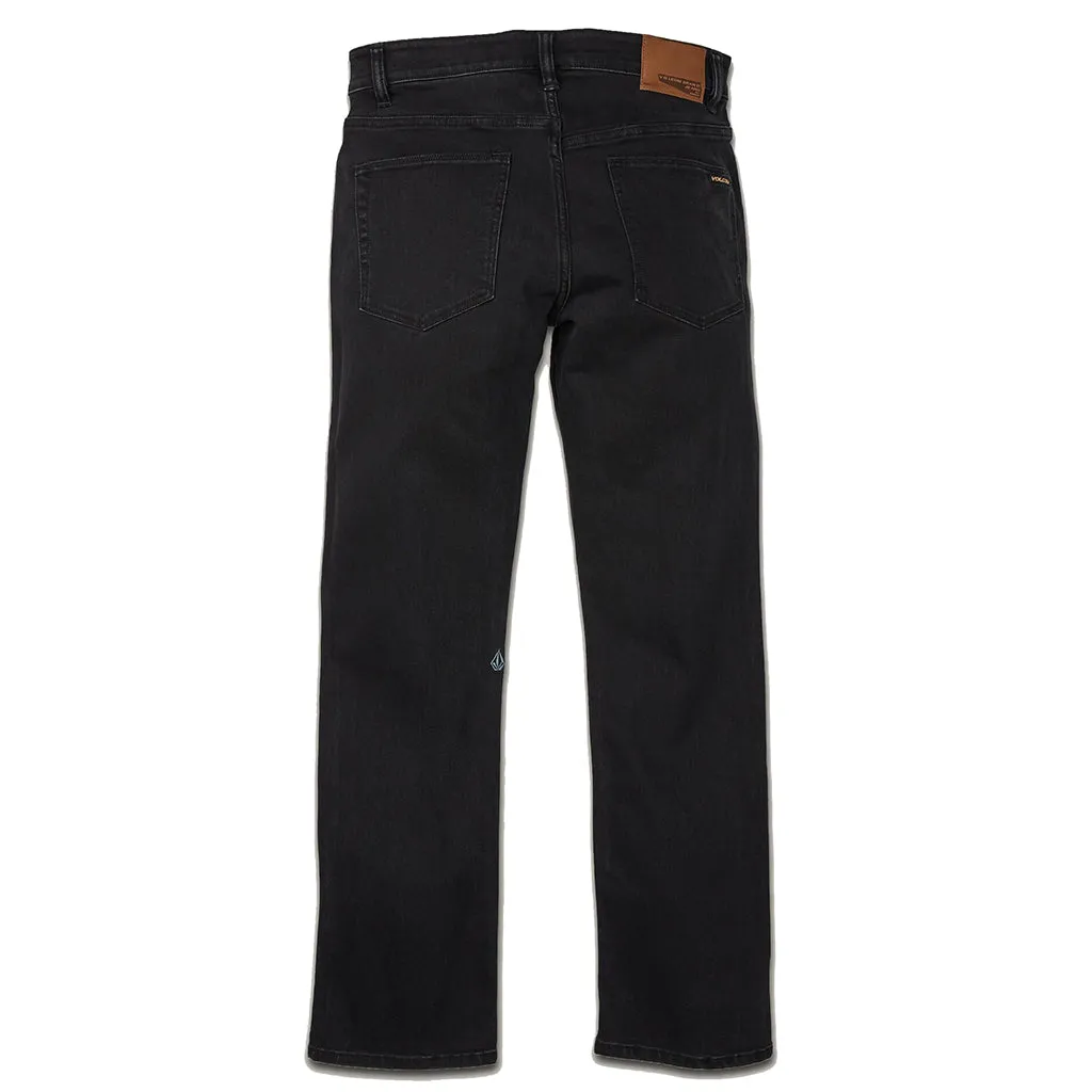 Volcom Solver Denim Pant - Black Out