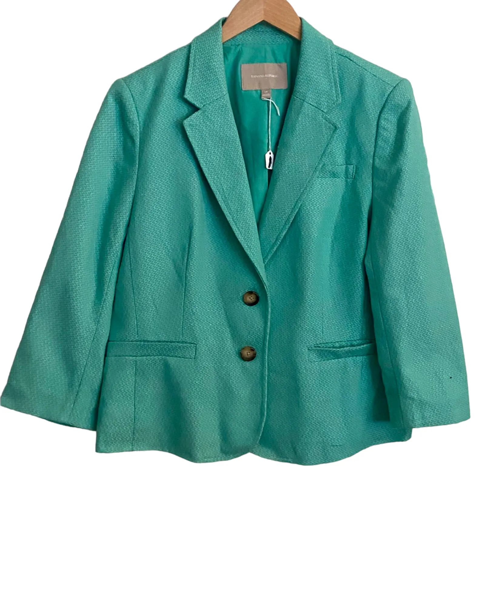 Warm Spring Lucite Tweed Blazer