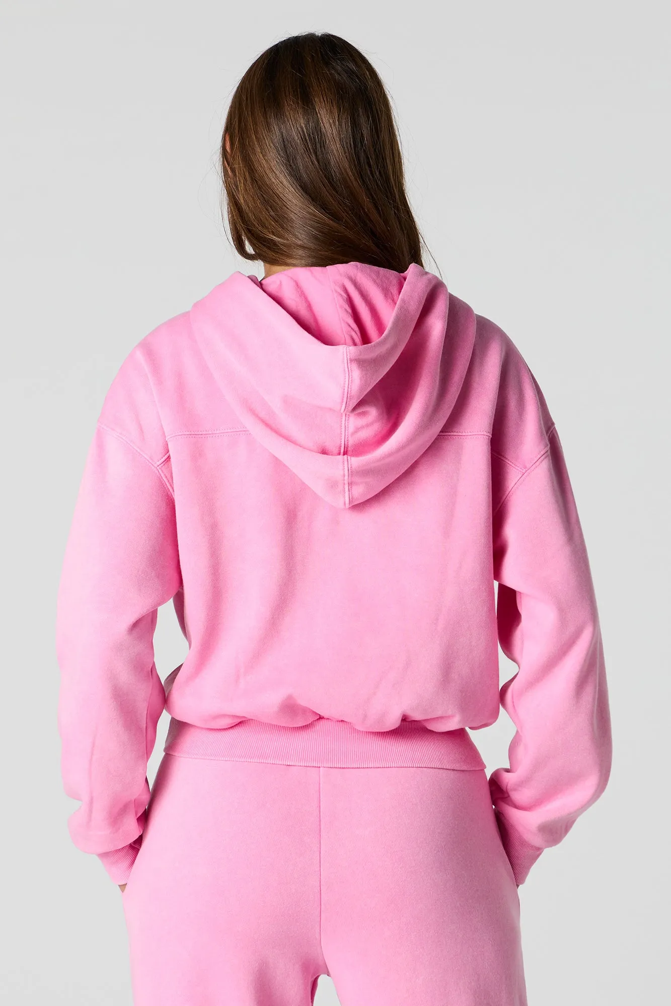 Washed Fleece Hoodie