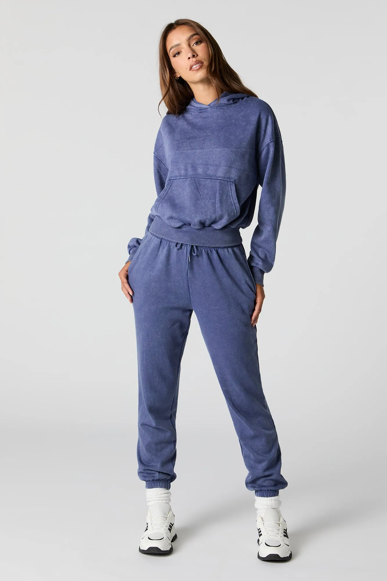 Washed Fleece Hoodie