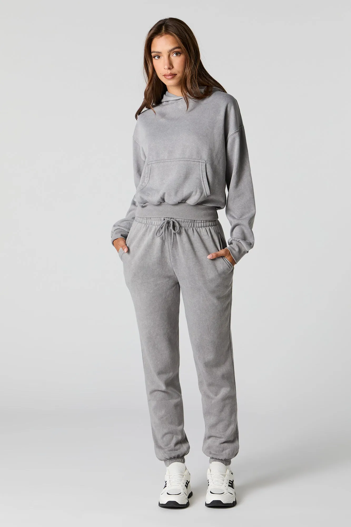 Washed Fleece Hoodie