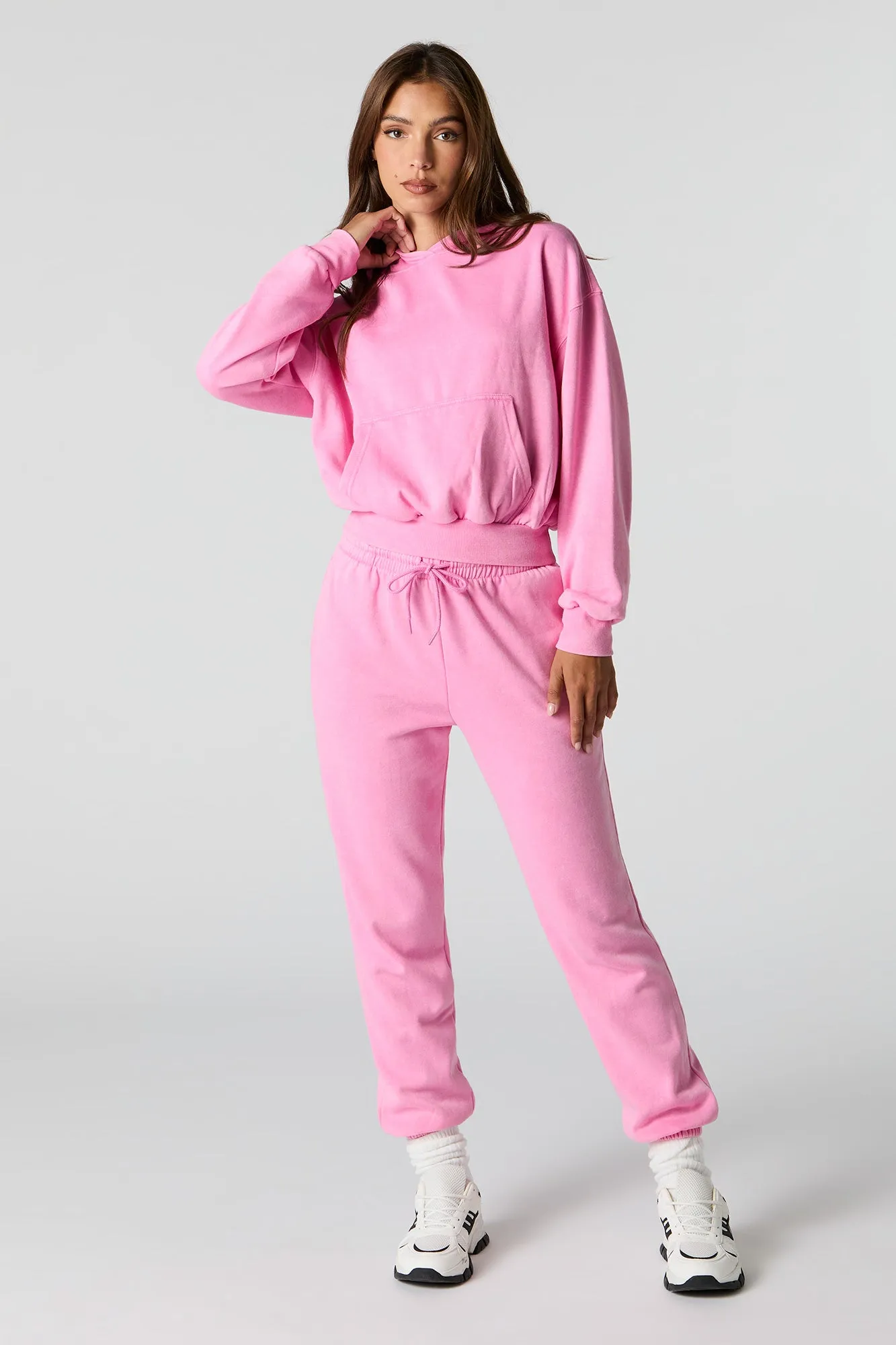 Washed Fleece Hoodie