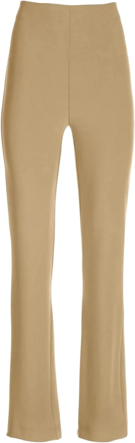 Women High Waist Pull-On Dress Pants Tummy Control Yoga Legging Trousers Business Casual Office Suit Pants for Work