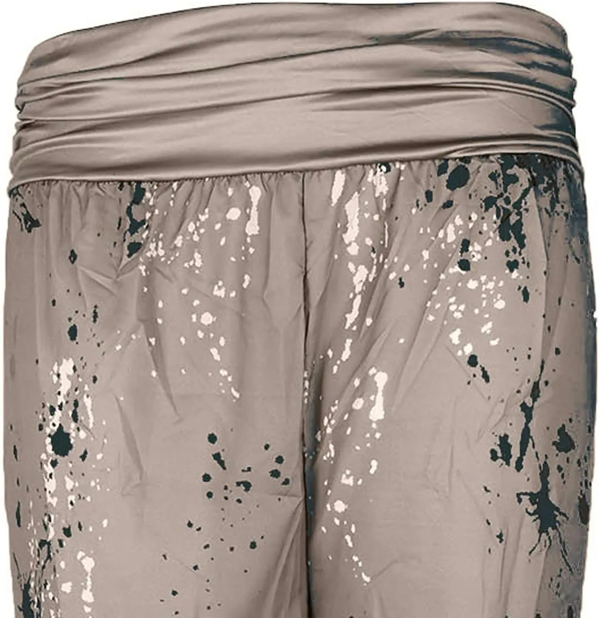 Women's Harem Pants High Waist Yoga Boho Trousers with Pockets Hippie Boho Beach Baggy Summer Baggy Joggers Plus Size