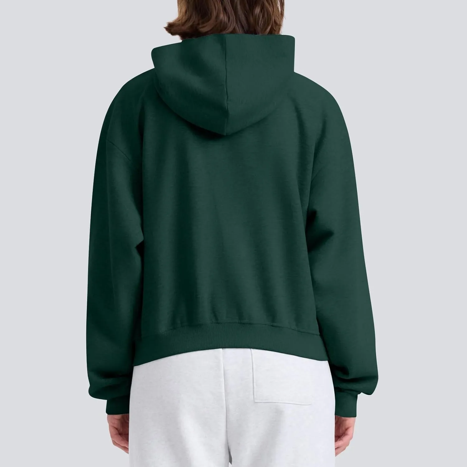 Womens Zip Up Hoodies Oversized Sweatshirts 2024 Fall Winter Fashion Outfits Sweaters Casual Jackets with Pockets
